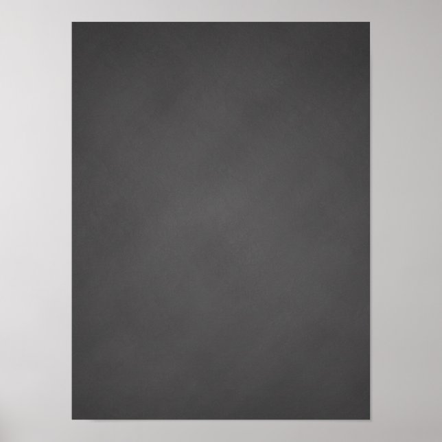 Grått Chalkboard Background Black Chalk Board Poster (Framsidan)