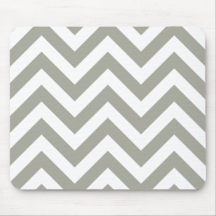 Grått Chevrons Zig Zag Mönster Musmatta