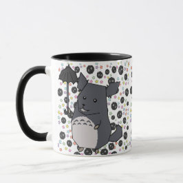 Grått Chinchilla Pastel Candy Stars Mugg