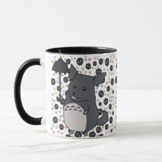 Grått Chinchilla Pastel Candy Stars Mugg