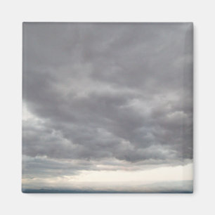 Grått Clouds Magnet