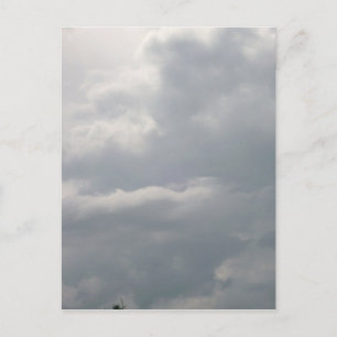 Grått Clouds vykort