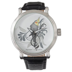 Grått Cockatiel Armbandsur