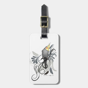 Grått Cockatiel Bagagebricka