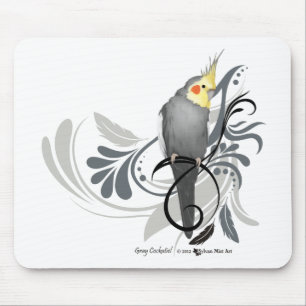 Grått Cockatiel Musmatta
