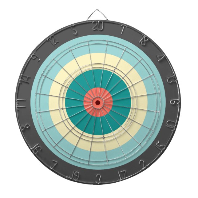 Grått Combination Bullseye by Shirley Taylor Darttavla (Framsidan)