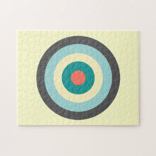 Grått Combination Bullseye by Shirley Taylor Pussel