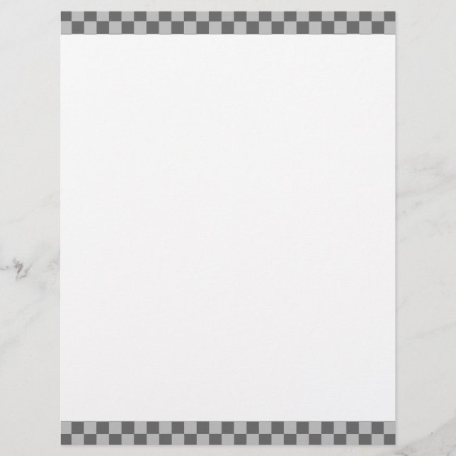 Grått Combination Checkerboard by Shirley Taylor (Framsida)