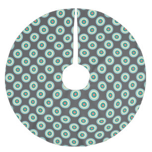 Grått Combincles by Shirley Taylor Julgransmatta Borstad Polyester