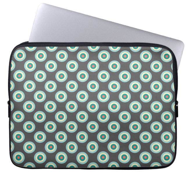 Grått Combincles by Shirley Taylor Laptop Fodral (Framsidan)
