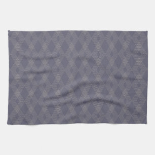 Grått, coola, trendig, enkel, modern zig zag mönst kökshandduk