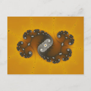 Grått Creator - Fractal Postcard Vykort