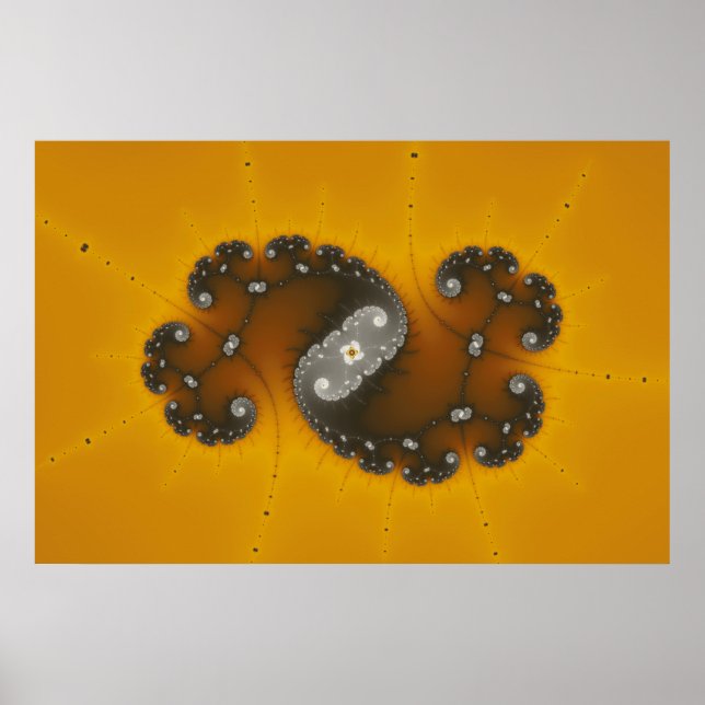 Grått Creator - Fractal Poster (Framsidan)