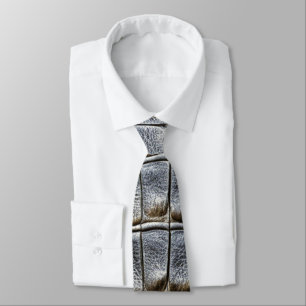Grått Crocodile Alligator Skin Faux Leather Skriv Slips