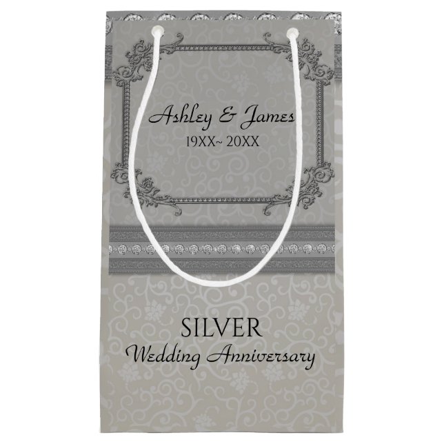 Grått Damask och diamanter (Framsidan)