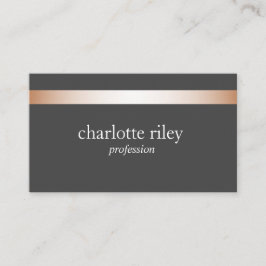 Grått | Den moderna Snyggten Ro Guld Visitkort