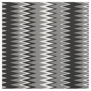 Grått Diagonal geometrisk stift Zag Zag Tyg