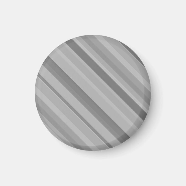 Grått diagonal rand magnet (Framsidan)