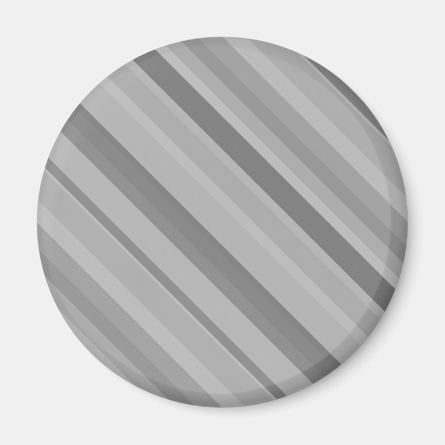 Grått diagonal rand magnet (Framsidan)