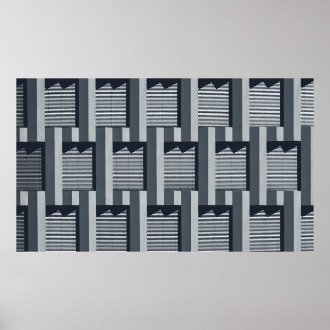 Grått digital tapet poster (Framsidan)