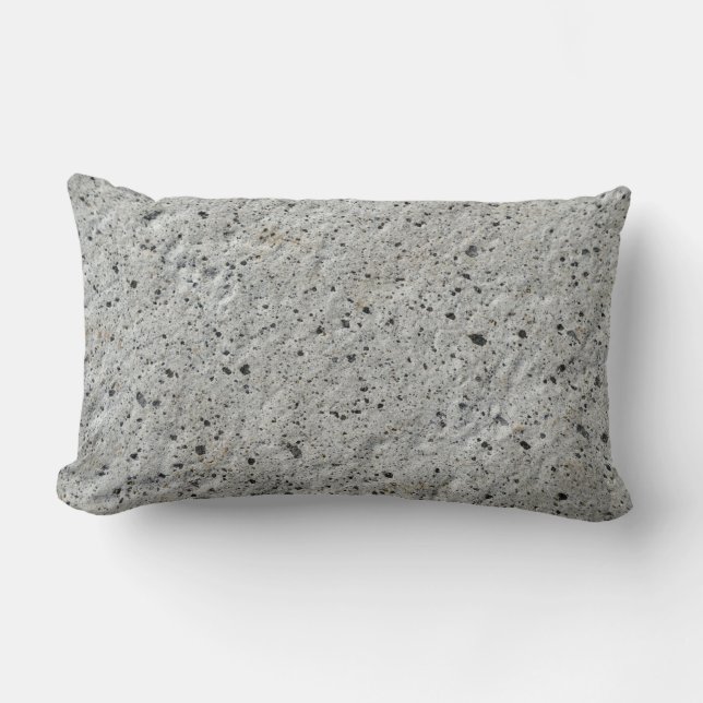 Grått dirt lumbarkudde (Framsida)