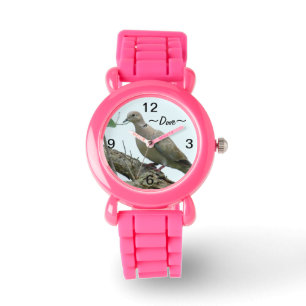 Grått Dove Bird Watch Armbandsur