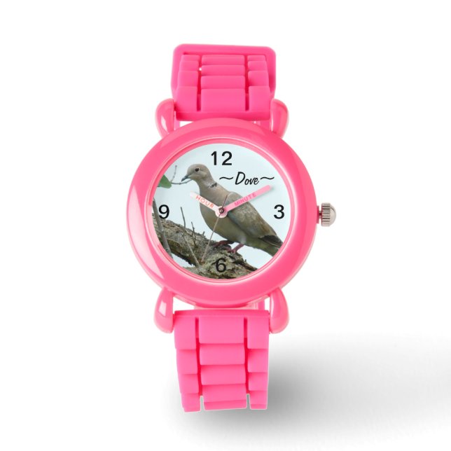 Grått Dove Bird Watch Armbandsur (Framsida)