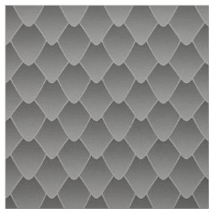 Grått Dragon Scales Tyg