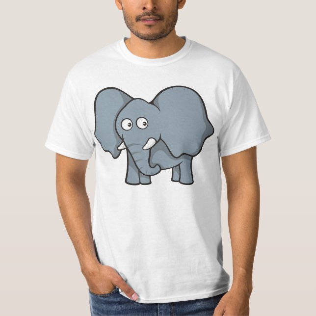 Grått-elefant T-shirt (Framsida)