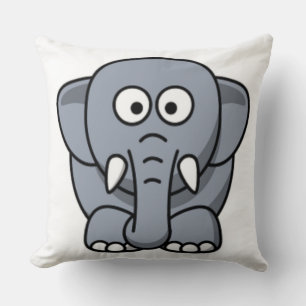 GRÅTT ELEPHANT KUDDE