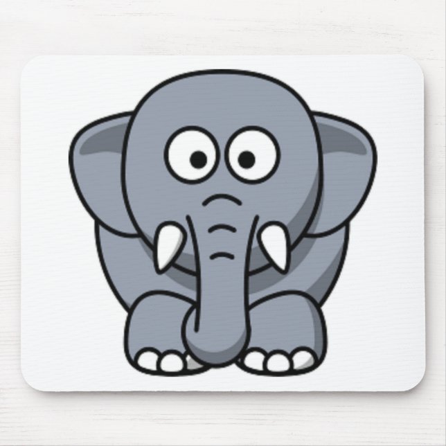 GRÅTT ELEPHANT MUSMATTA (Framsidan)