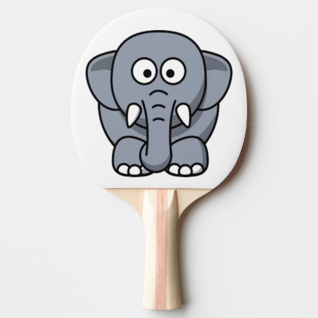 GRÅTT ELEPHANT PINGISRACKET (Framsidan)