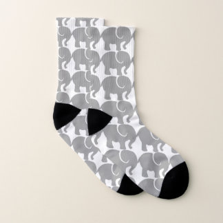 Grått Elephant Socks Strumpor