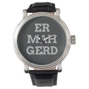 Grått Ermahgerd Watch Armbandsur