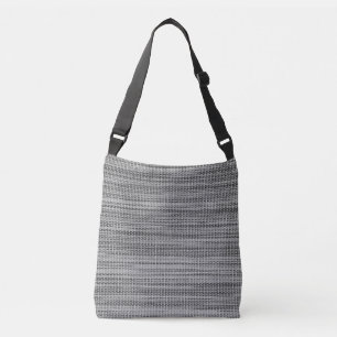 Grått Fabric Trasa Axelväska
