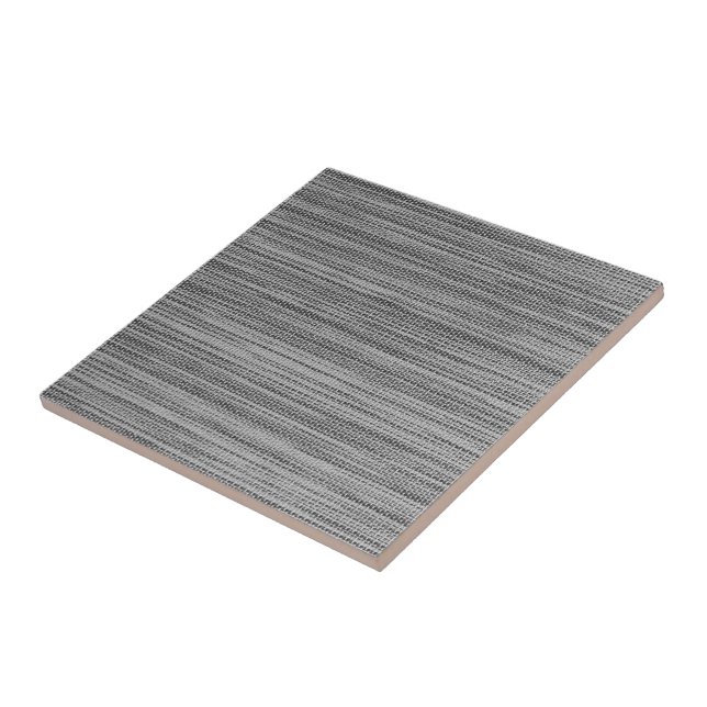 Grått Fabric Trasa Kakelplatta (Sidan)