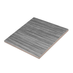 Grått Fabric Trasa - Unik Kakelplatta