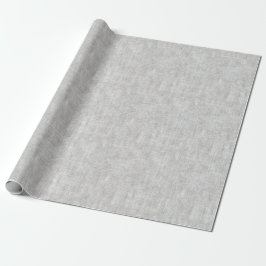 Grått falskt linne bröllop presentpapper