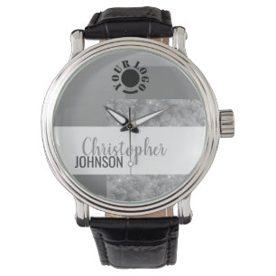 Grått Färg Elegant Chic Sofistikerat eget namn Armbandsur