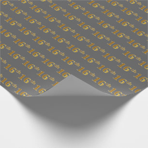 Grått, Faux Guld 16:e (sextonde) händelsen Presentpapper