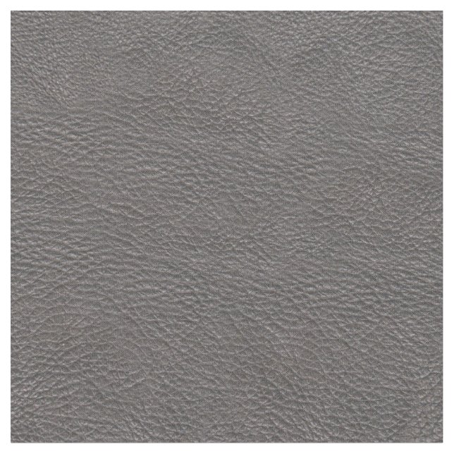 Grått Faux Leather Tyg (Närbild)