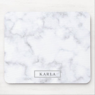Grått faux marble struktur musmatta