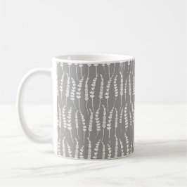 Grått Fern print Coffee Mugg