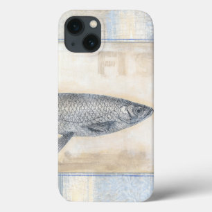 Grått Fish på Beige