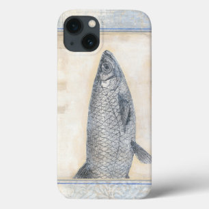 Grått Fish på Beige