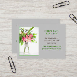 Grått Flower Delivery Visitkort