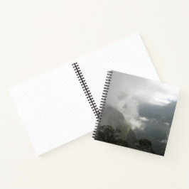 Grått Foggy Clouds Mountains Bullet Journal