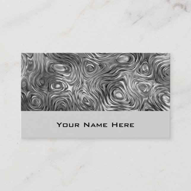 Grått för affärskort av molnutskrift visitkort (Framsida)