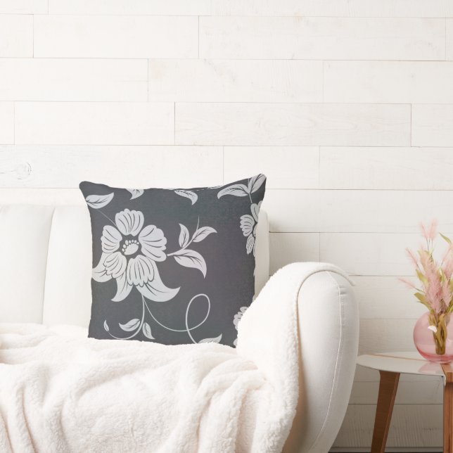 Grått för antikvassommar kudde (Soffa)