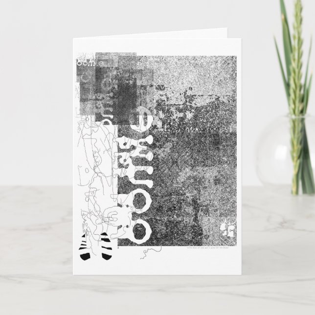 Grått för blåsorna kort (Framsida)